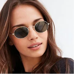 MYT_0332 Sunglasses Women Retro Metal Oval Sunglasses Men Brand Designer Sun Glasses Vintage Female Shades Oculos De Sol
