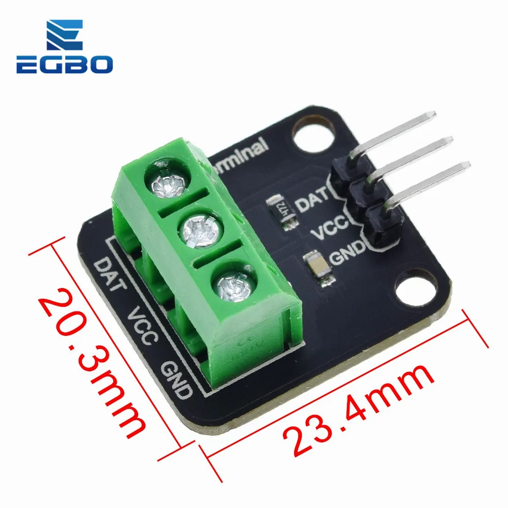 DS18B20 Temperatur Sensor Modul Kit Wasserdicht 100CM 2Digital Sensor Kabel Edelstahl Sonde Terminal Adapter Für Arduino – Detail 27