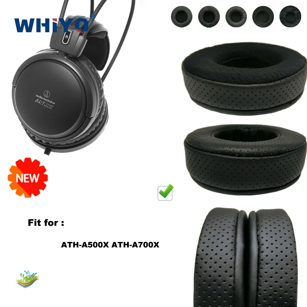 

New upgrade Replacement Ear Pads for ATH-A500X ATH-A700X Headset Parts Leather Cushion Velvet Earmuff Headset Sleeve