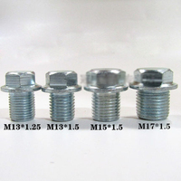 M13 M15 M17 Flange head Bolts Oil Pan Screw Drain oil Bolt 15mm Length 2PCS