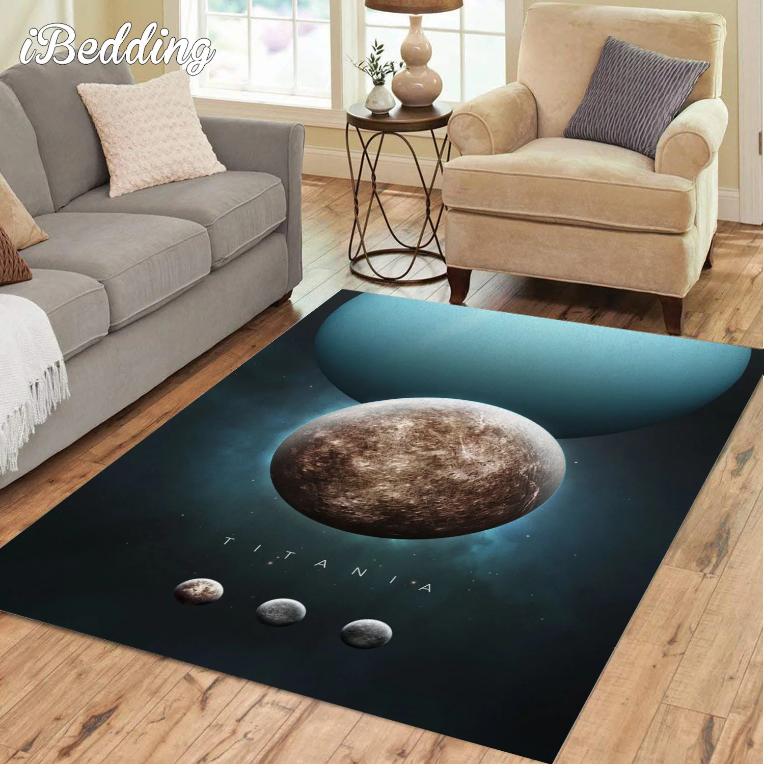 A Portrait of The Solar System Rugs and Carpets for Home Living Room Lounge Rug Kitchen Floor Mat Large Area Rug Bedroom Decor