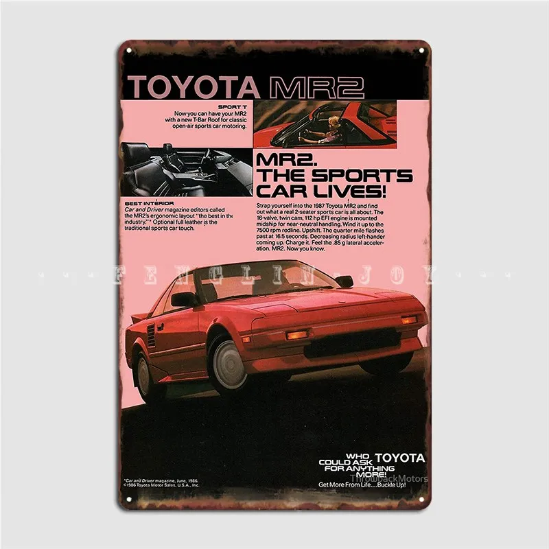 Mr2 Aw11 Poster Metal Plaque Cinema Garage Pub Garage Design Wall Decor Tin Sign Poster