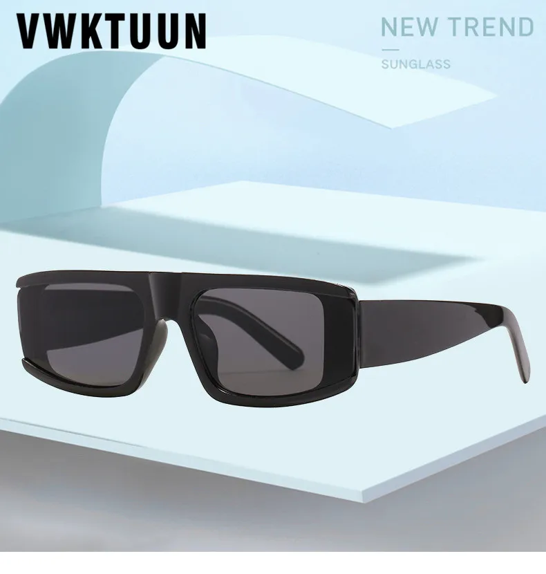 

VWKTUUN Sunglasses Men Jelly Color Glasses UV400 Driving Driver Shades Vintage Rectangle Sun glasses Outdoor Sport Eyewear