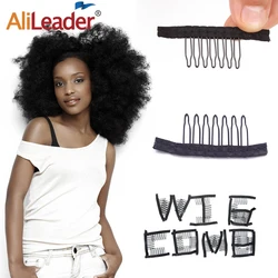 Alileader Wig Combs Lace Wig Clips Hair Clip Comb  Hair Weave Clips Comb For Hair Extensions For Wigs Popular Wig Making Tools