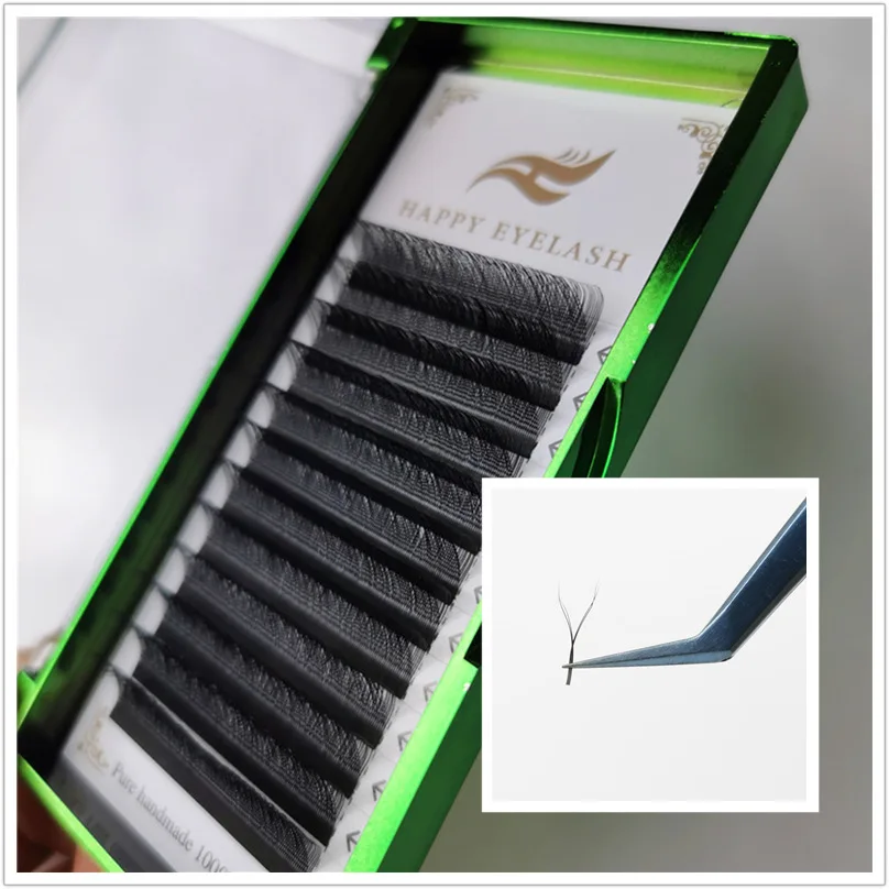 Y Shape Volume Eyelash Extension 8-15 Mixed Length Individual YY False Eyelashes W Weave Lashes Easy Graft Faux Mink Eyelash