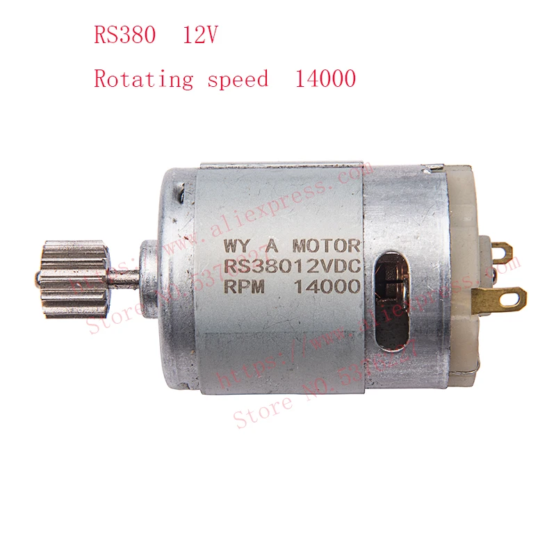 Electric Motor RS 380 6V  12V Motor Drive Engine Accessory Kids RC Car Children Ride on Toys Replacement Parts