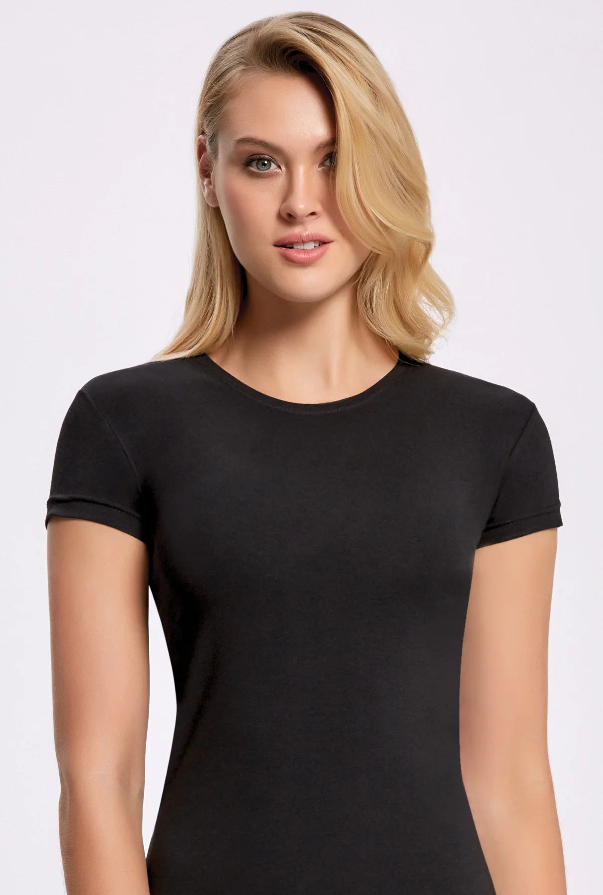 ILKE 2261 Lycra Round Neck Women 'S T-shirt