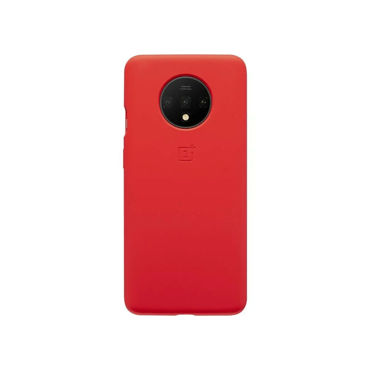 100% Original Official Oneplus 7T Silicone Red Back Soft Case Cover Without Retail box