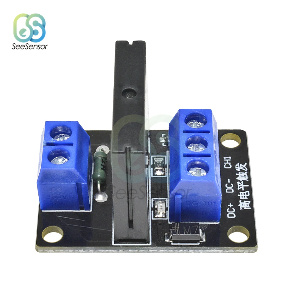 Smart Electronics 1 Channel 5V DC Relay Module Solid State High Level Trigger G3MB-202P Relay SSR AVR DSP for arduino