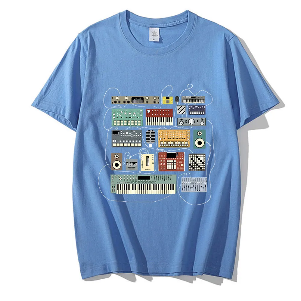 Electronic Musician Synthesizer and Drum Machine Dj Hot Sale Clown T Shirt Men/women Printed Terror Fashion T-shirts