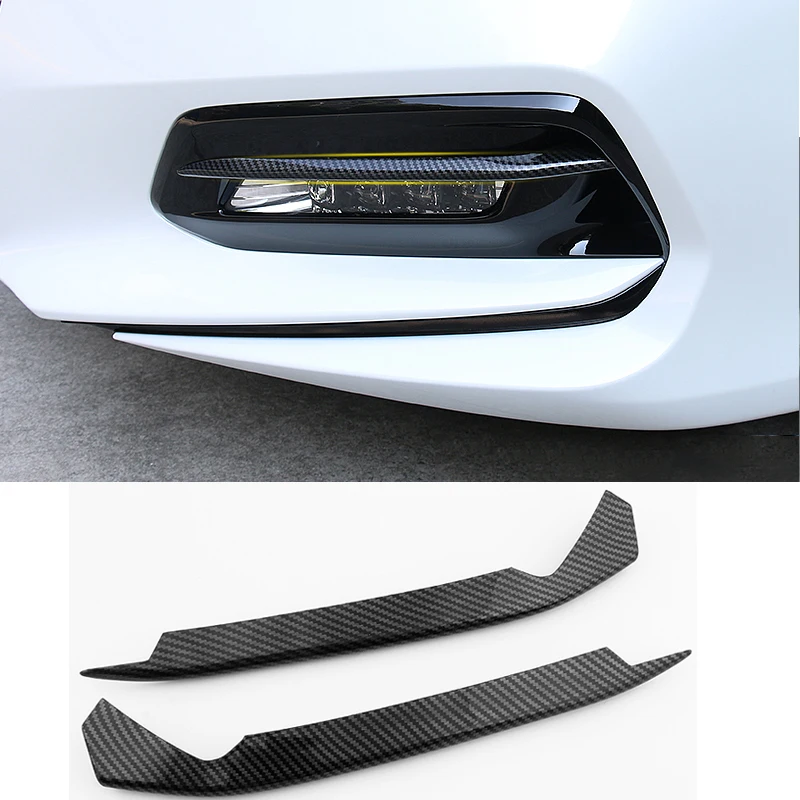 

For Honda Accord X 10th 2018 2019 2020 ABS Car Front Fog Light Cover Sticker Head Foglight Lamp Frame Cover Exterior Accessories