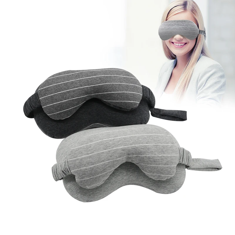 2 In 1 Multifuntional Eye Mask Neck Pillow Airplane Travel Kit