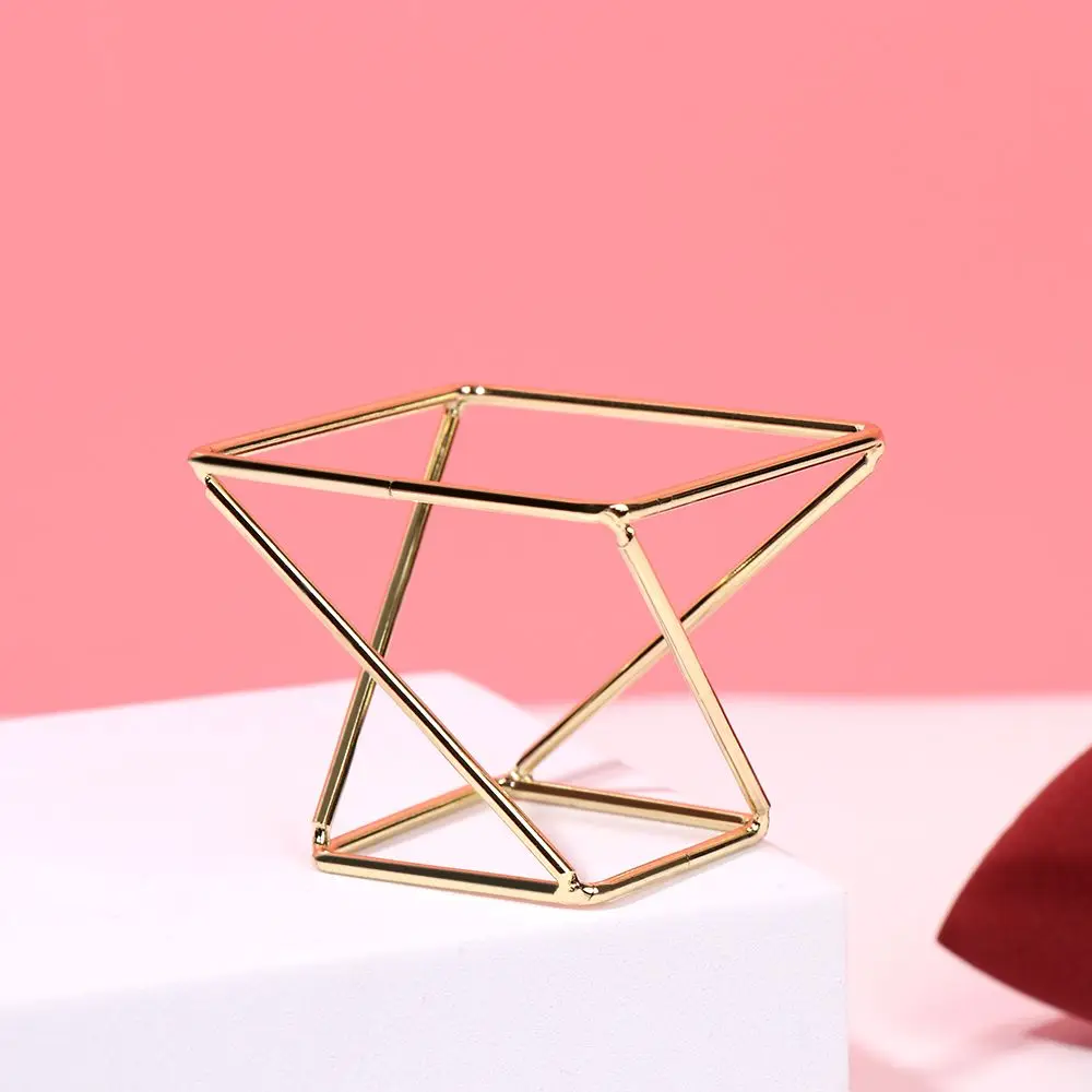 Women Storage Rack Retro Creative Three-dimensional Magic Powder Puff Shelf