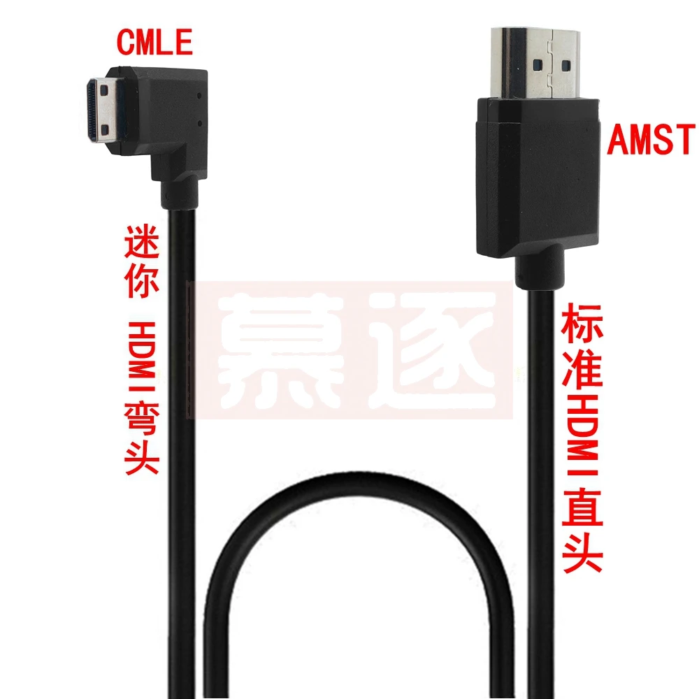 MiNI HDMI- compatible male to HDTV OD 3.0mm Super Soft Thin Cables & Mini HD male Cable 2k*4k hd @60hz Light-weight Portable
