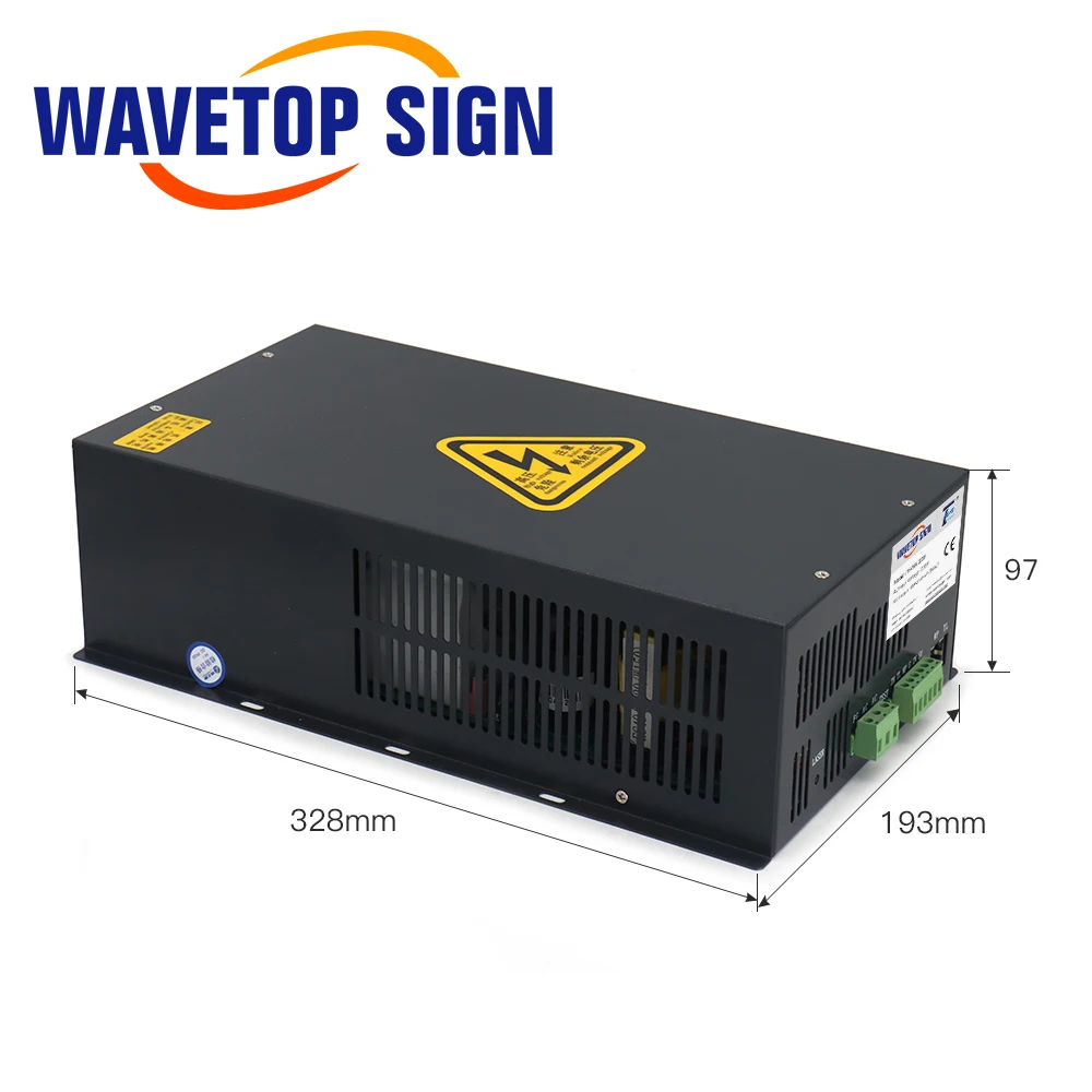 WaveTopSign 120W CO2 Laser Power Supply Source HY-WA120 for CO2 Laser Engraving and Cutting Machine Long Warranty