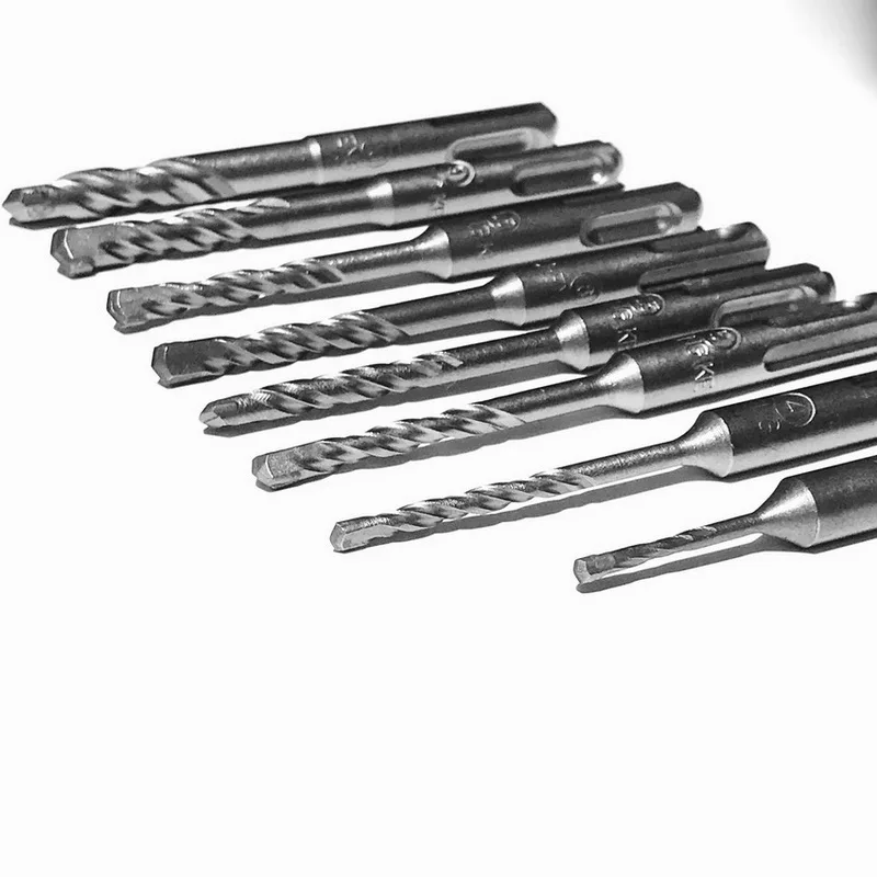 

Стоимость продажи из 8 шт./10 шт. Набор твердых сплавов наконечников SDS Plus с круглым хвостовиком, 4 полых ударных сверла для дома, украшение своими руками