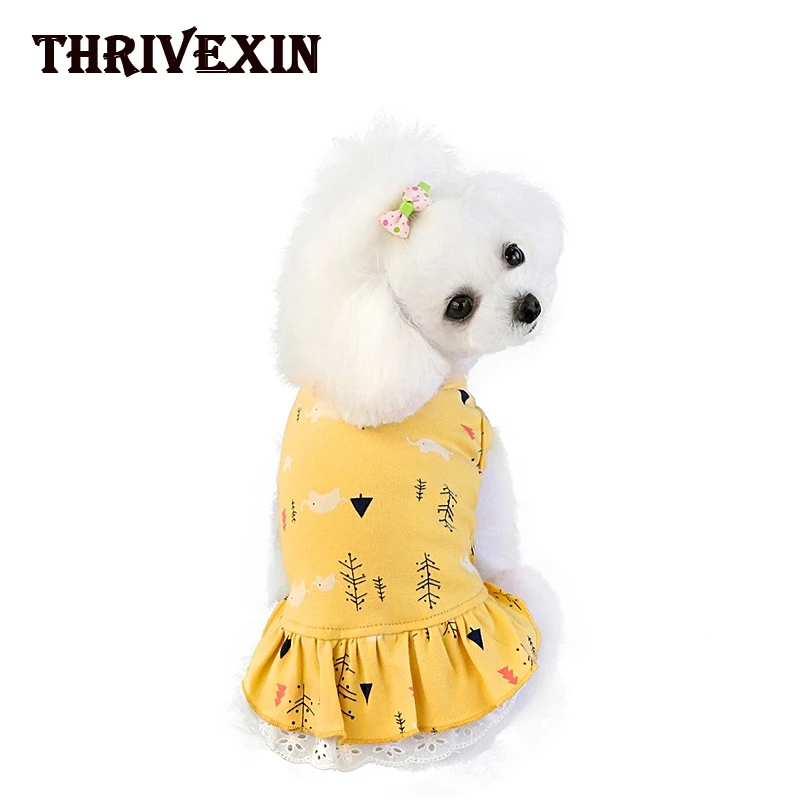 

Dog Clothes Thin Cute Pet Clothes Spring Summer Elephant Skirt for Small Dogs Cat Dog Clothing Pet Supplies Dog Costume