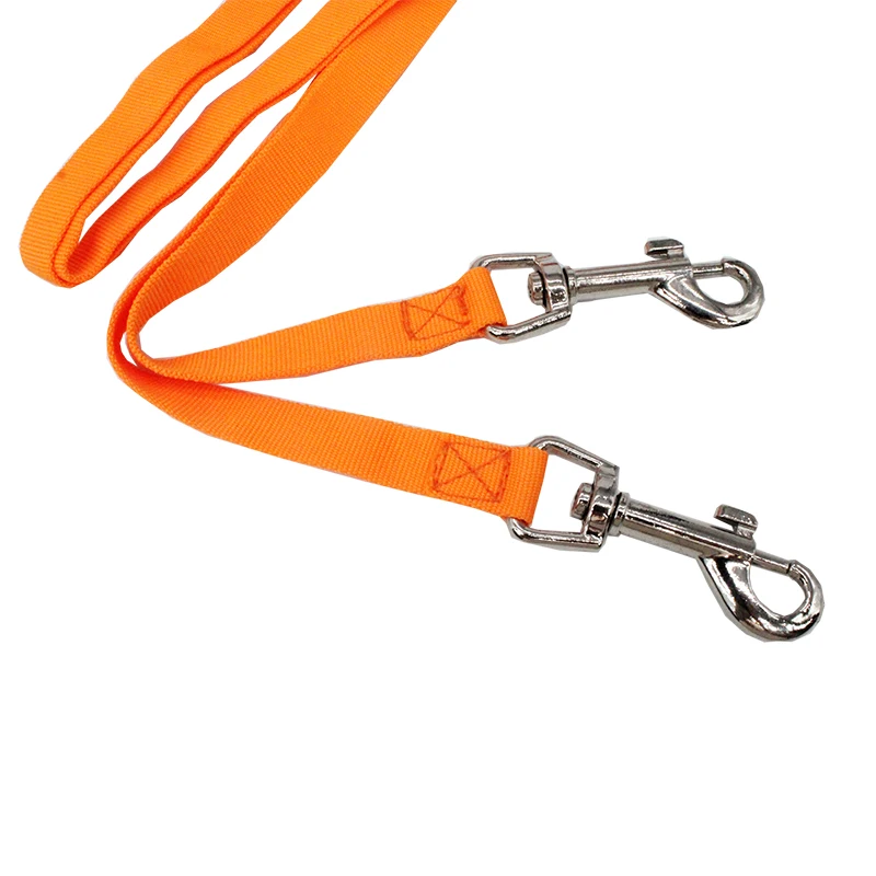 Double Twin Dual Coupler Pet Leash Walk Two Dogs Nylon Leading Puppy Leads Pet Supplies