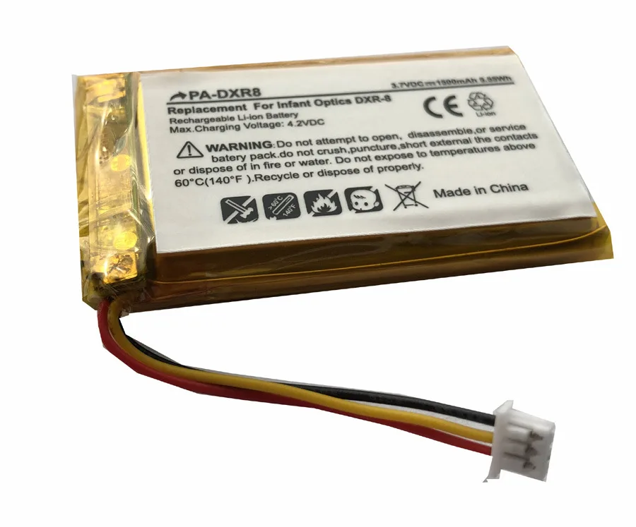 New 1500mAh Battery for Infant Optics DXR-8,DXR8RLB,SP803048