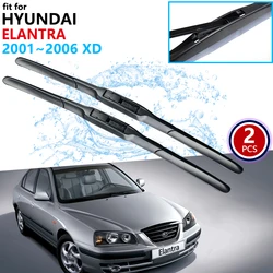 Car Wiper Blade for Hyundai Elantra XD 2001~2006 Front Windscreen Windshield Wipers Car Accessories J Hook 2002 2003 2004 2005