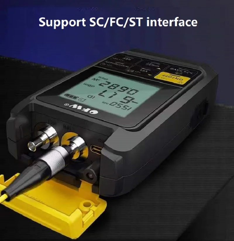 4 in1 5G 10 Wellenlänge Optical Power Meter Visual Fault Locator Netzwerk Kabel Test Faser Tester VFL OPM 30KM