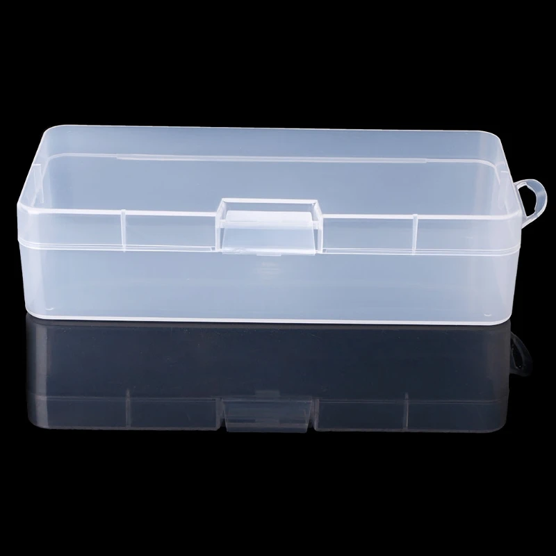 Rectangular Plastic Clear Storage Box Jewelry Parts Container Case 17.9*8.4*4.1CM/14*8.4*3.5CM