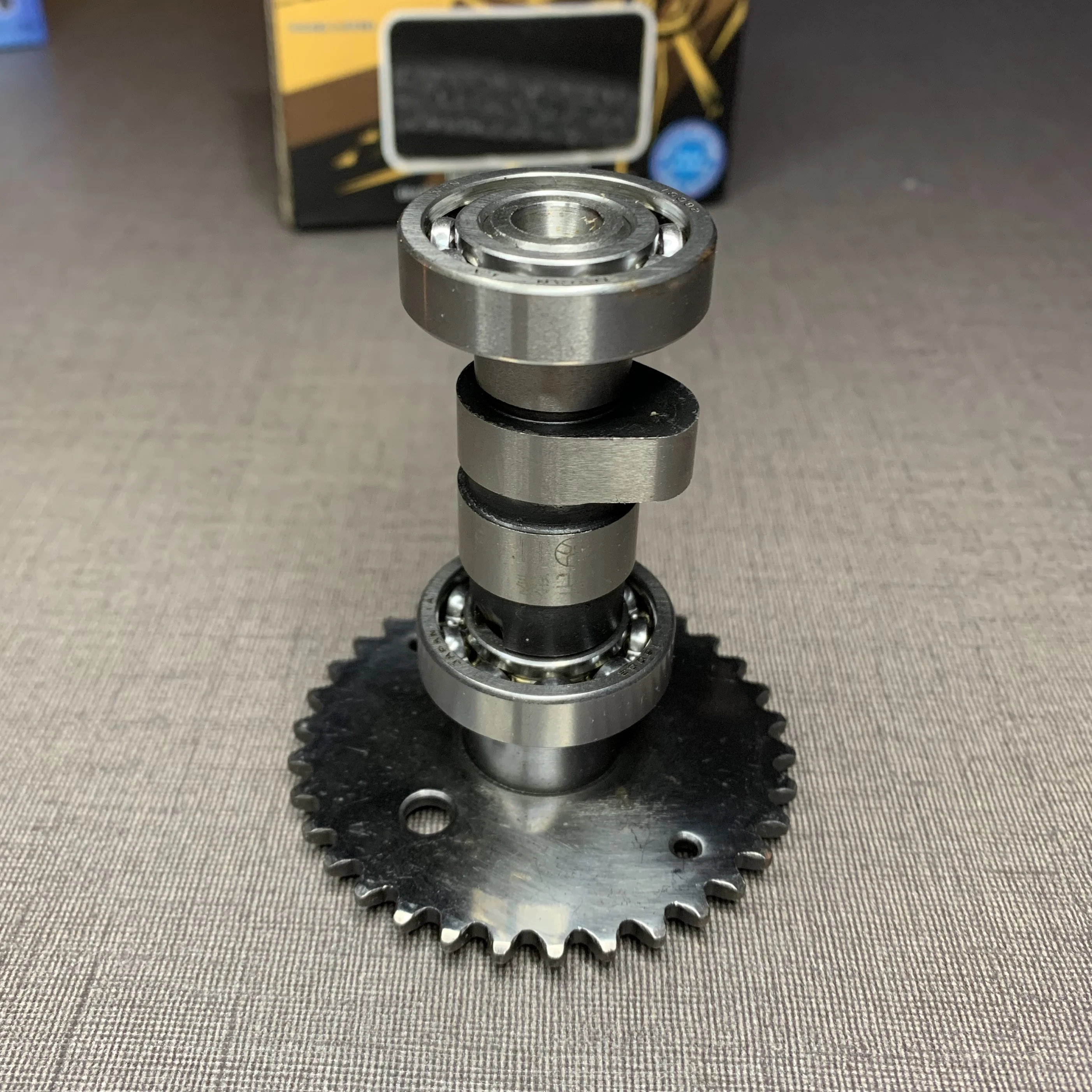 GY6 Camshaft Big Angle A12 27mm For GY6125 GY6150 LF150T 157QMB 157QMJ 152QMI Cam With Sprocket Tuning Racing Engine Parts