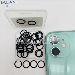 50pcs Waterproof Rubber Ring For iPhone 12 11 Pro Max Solve Back Camera Lens Sinking Problem After Changing Big Hole Back Glass