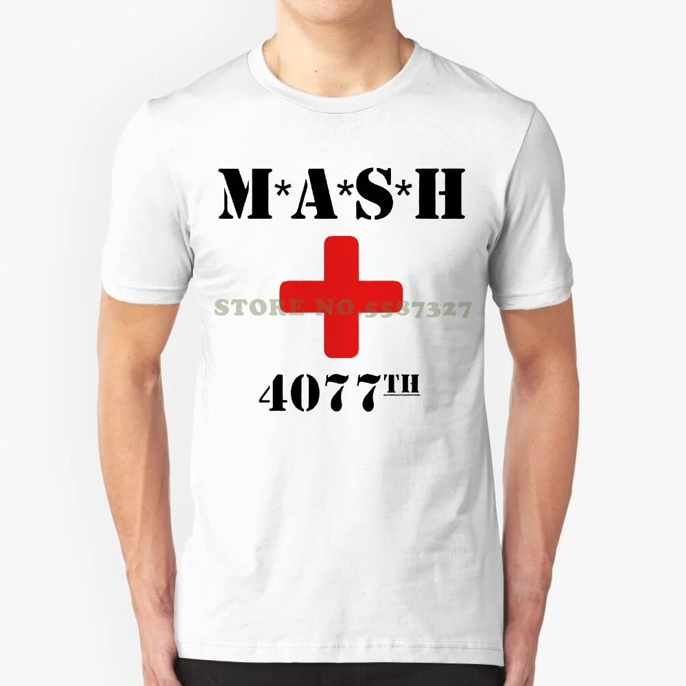 M * A * S * H 4077th Mash Army T Shirt Hot Sale Summer New Brand T Shirt Men Hip Hop Men T Shirt Casual Fitness