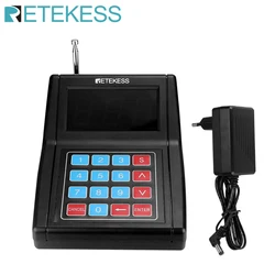 Retekess-キーパッド送信機td165,ワイヤレス通話システム,レストラン,コーヒー,教会,保育園,クリニック,フードコート用