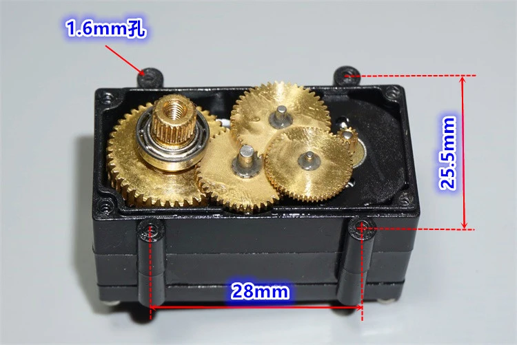 Full Metal Gearbox Robot Bus Servo Serial Communication Educational Robot Digital Steering Gear AVR Development Board Servo