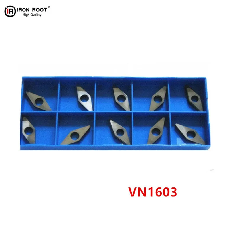 IRON ROOT 10p MTM16R,MTM16L,MTM22R,MTM22L,VN1603 CNC Metal Lathe Machining Tool Thread Cutter Pad For Thread tool holder