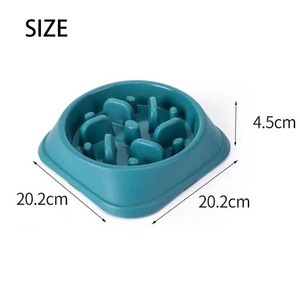 Haustier Hund Slow Feeder Schüssel Rutschfeste Puzzle Schüssel Anti-Schleppen Haustier Slower Food Futternäpfe Hund Schüssel für mittelgroße kleine Hunde Welpen – Detail 5