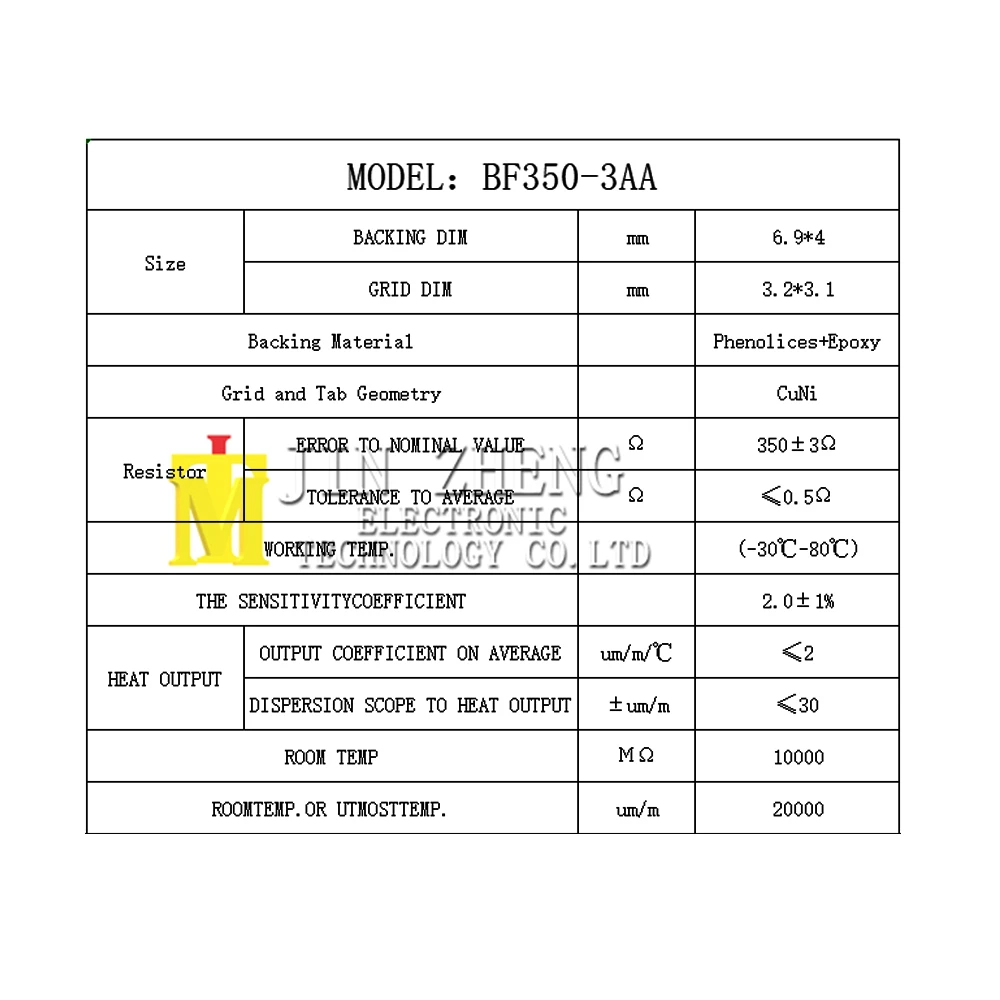 1 шт./лот точный резистивный датчик напряжения BF350-3AA 350ohm датчик давления датчик нагрузки полоса свинцовый электронный провод