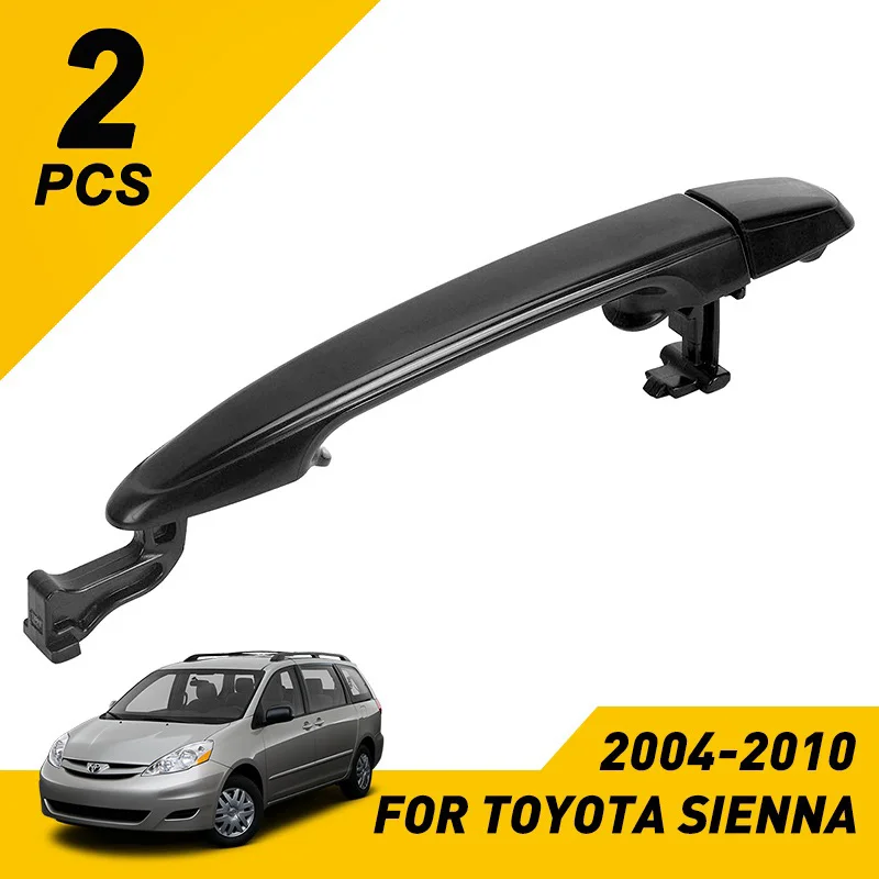 2pcs Car Door Handle Rear Left Right Sliding For Toyota Sienna Sienna 2004 2005 2006 2007 2008 2009 2010 6921308020 Accessories