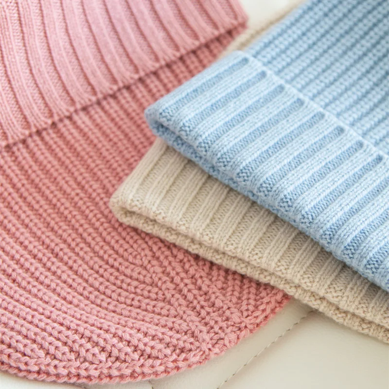 Women Winter Hat Woman Knited Warm Skully HatS Cap Female Brand New Winter Cotton Knitted Caps for Lovely Cat Ear Beanies