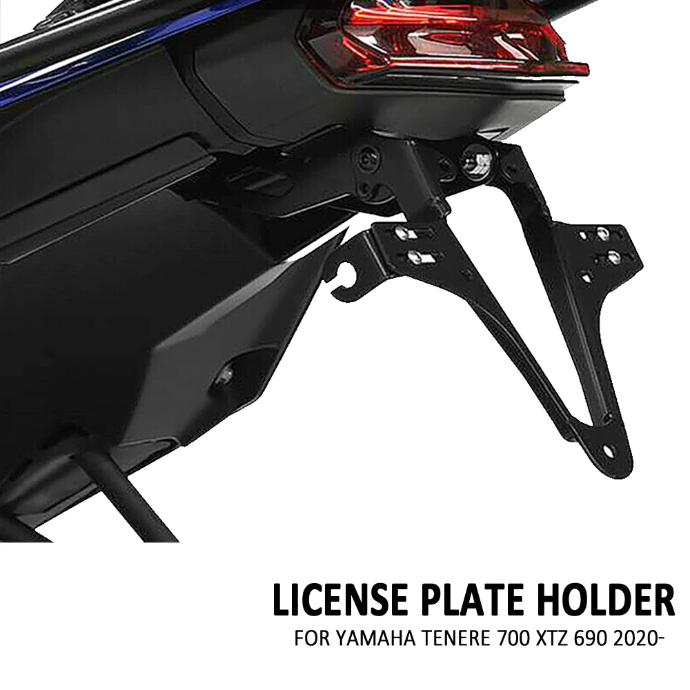 

For Yamaha Tenere 700 Tenere700 2020 2021 NEW Motorcycle Accessories Rear License Plate Holder Bracket