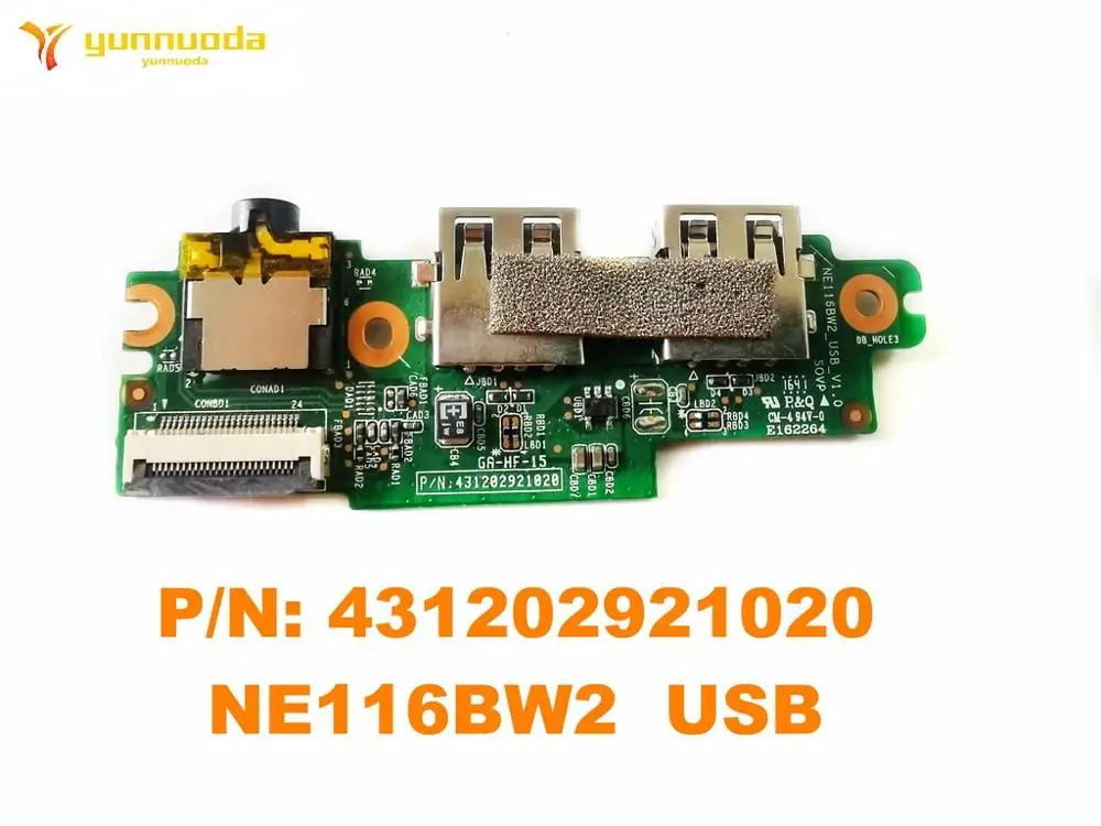 Original for Lenovo ideapad 110 audio jack USB board PN 431202921020  NE116BW2  USB   tested good free shipping