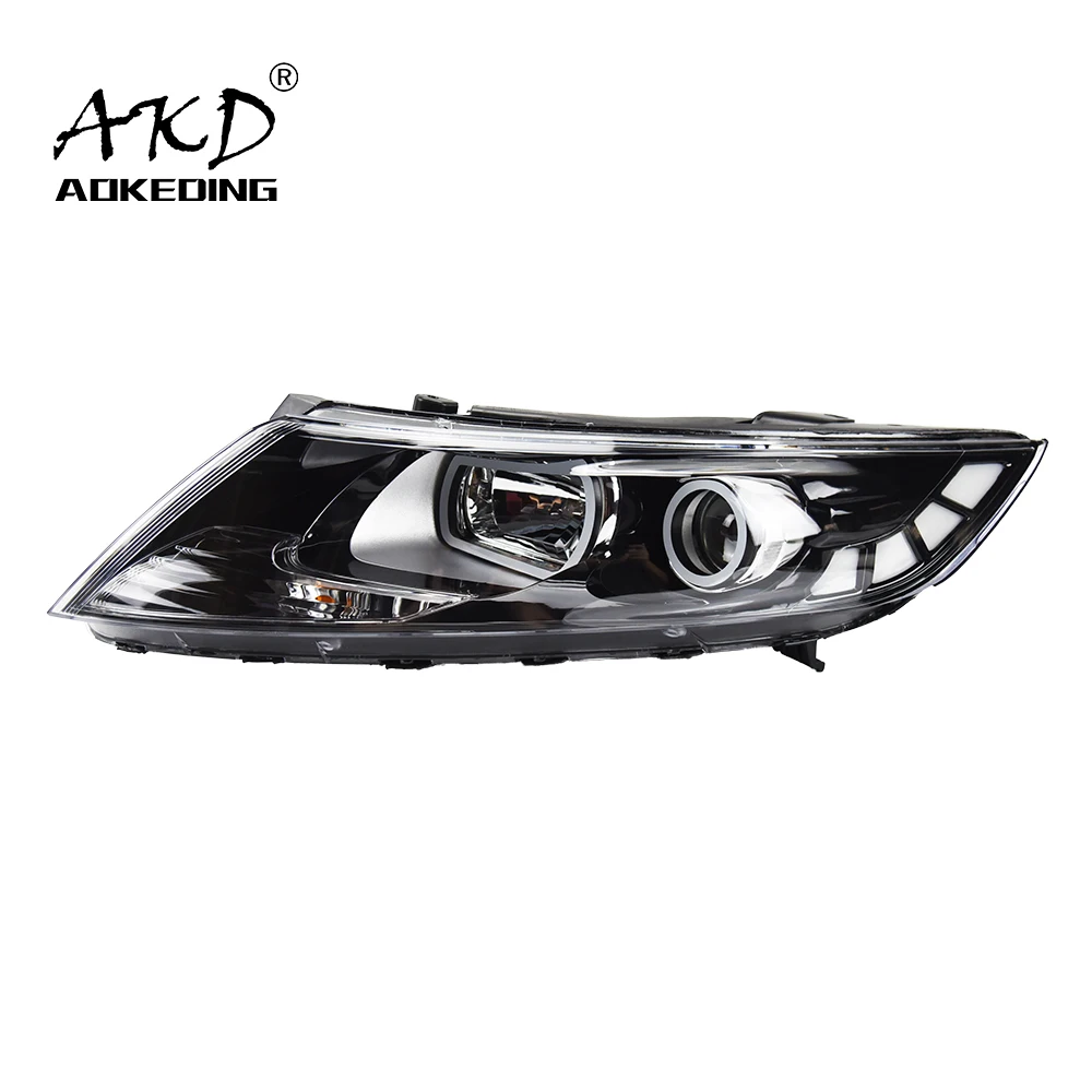 

AKD Автомобильный Стайлинг Фара для Kia K5 2011-2014 Optima Светодиодная Фара Angel Eye LED DRL Hid Bi Xenon Автоаксессуары