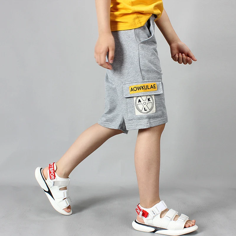 IENENS Boys Shorts Bermudas Child Breathable Summer Clothes Kids Baby Boy Casual Cargo Shorts 5-14 Years Sports Pants