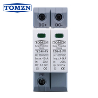 DC SPD 1000V 800V 600V 20KA~40KA  House Surge Protector Protective Low-voltage  Arrester Device