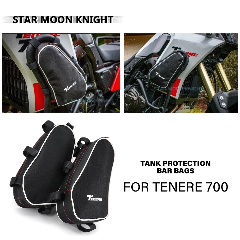 

Fit For YAMAHA TENERE 700 Tenere700 XTZ 700 T700 2019 - Motorcycle Frame Crash Bars Waterproof Bag Repair Tool Placement Bag