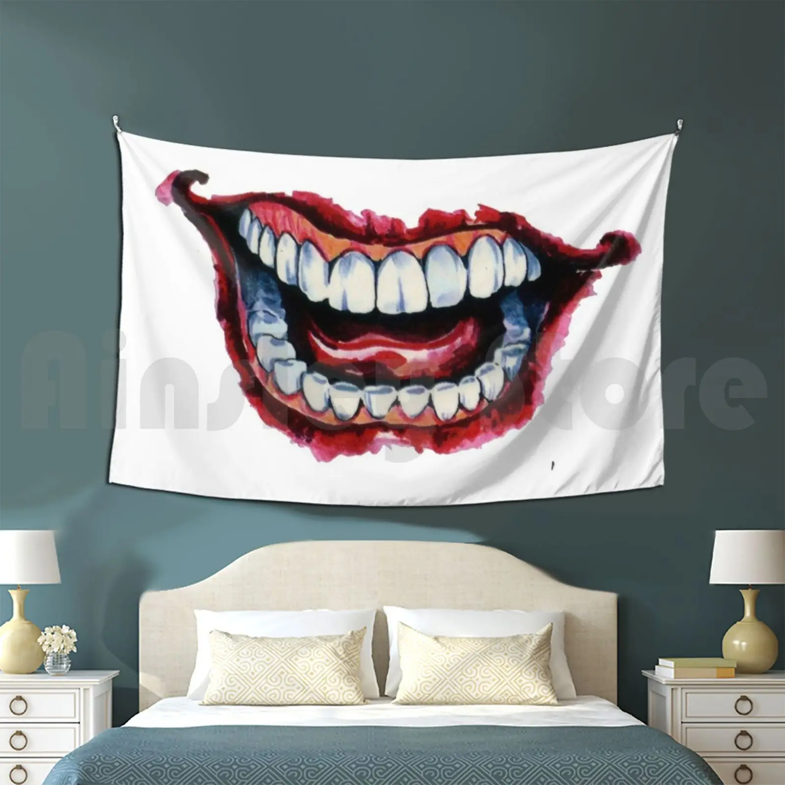 Smile 2 Tapestry Living Room Bedroom Joker Persona 5 Anime Comics Quinn Persona The Joker Comic Harleen Quinzel