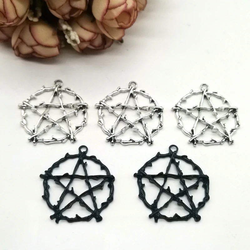 

5pcs Gothic Pendant Pendant Maimang Star Punk Gothic Pendant DIY Necklace Handmade Jewelry