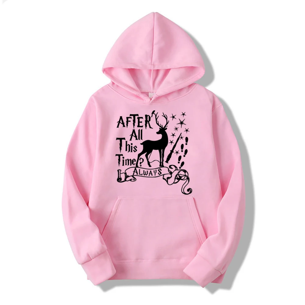 After All This Time Always Hoodie Funny Inspired Quote Aesthetic Deer Print Hoodies Sweatshirt