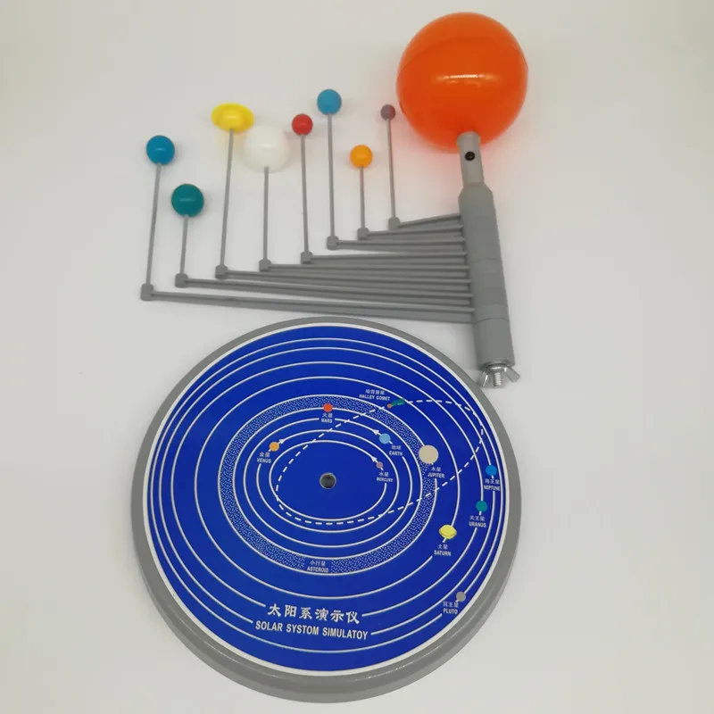 Large Size Astronomical Instrument Luminous Ball DIY Assembly Science Experimental Nine Planets Solar System Model Toys for Kids