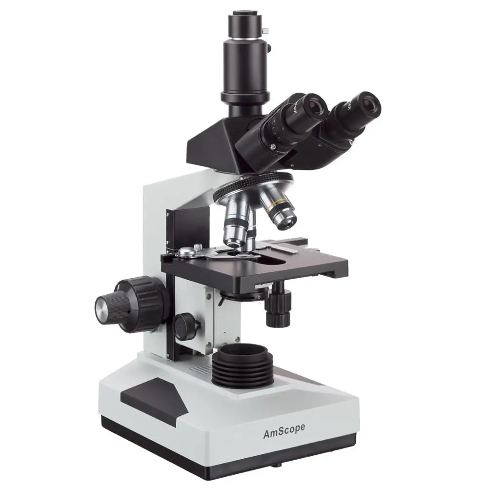 Blood Analysis -Amscope Supplies 40X-2000X Trinocular Compound Darkfield Microscope