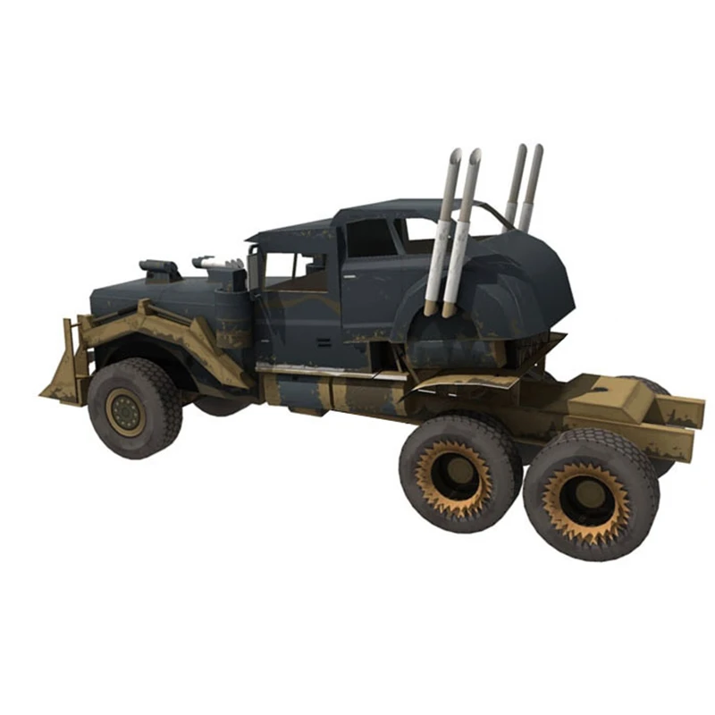 Mad Max War Rig 1:25 3D Paper Model Car DIY Puzzle Game Prototype Home Decoration Classic Restoration Medium to High Difficulty