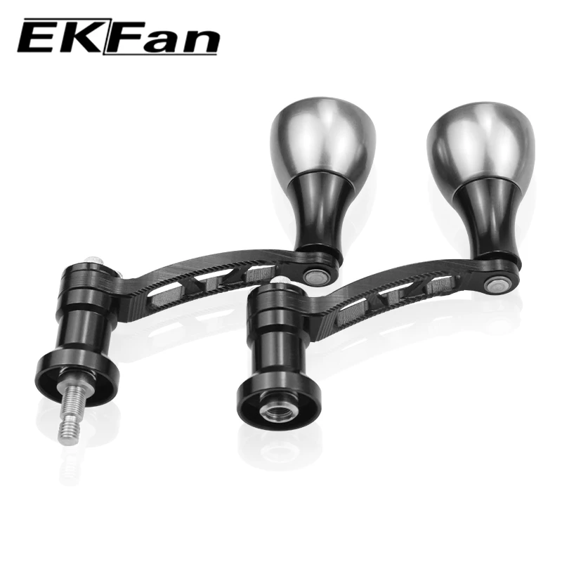 Ekfan 62MM Fising Reel CNC Aluminum Alloy Handle Knobs Fit Suitable For DAI&SHI Spinning Reel