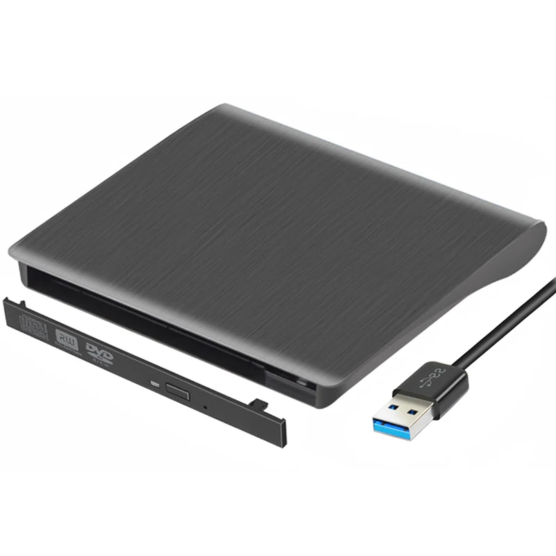 9.5mm USB 3.0 External DVD/CD-ROM Case For HL DU70N DU90N DUA0N GU60N GU71N Optical Disk Drive SATA External DVD Enclosure